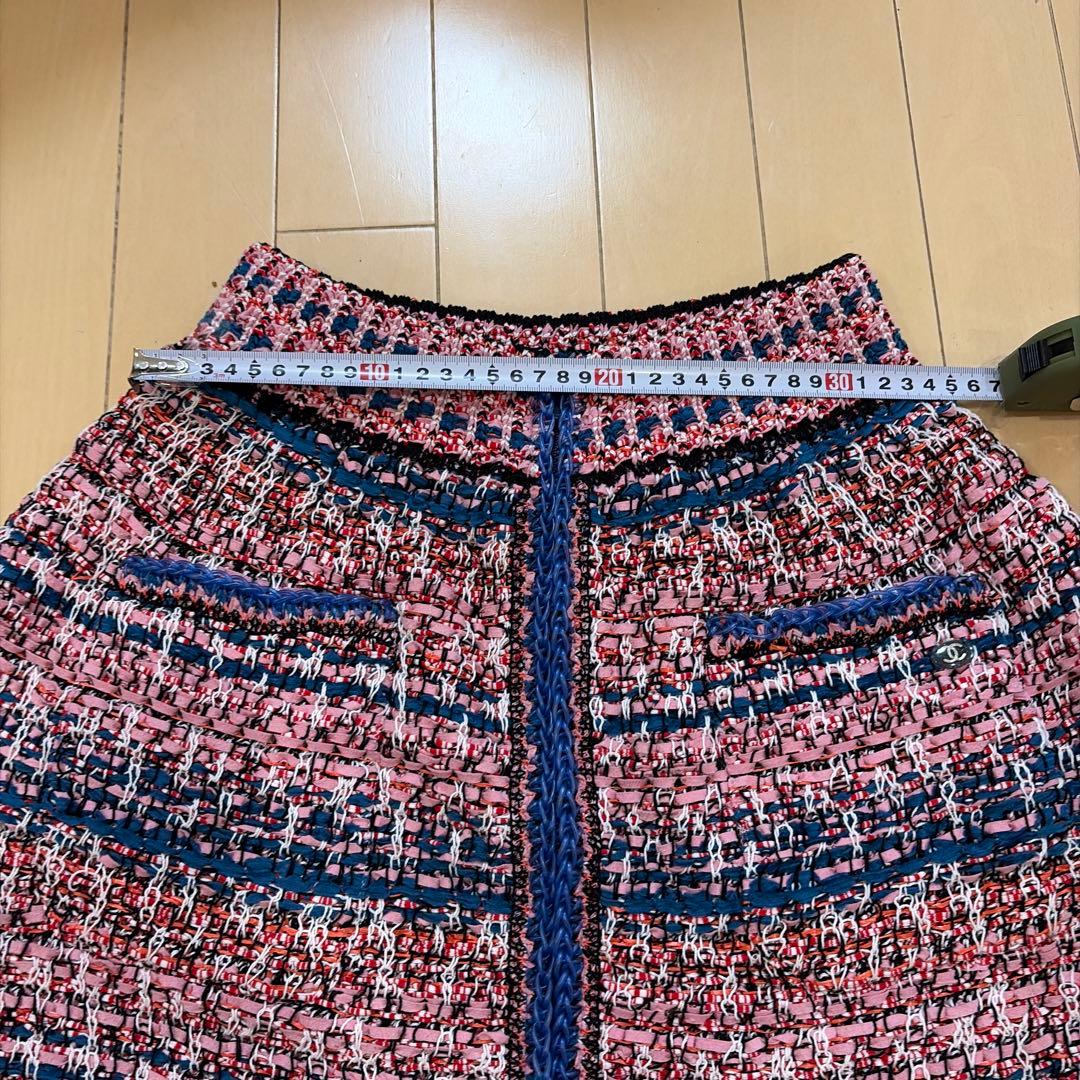 CHANEL ツイードスカート 38