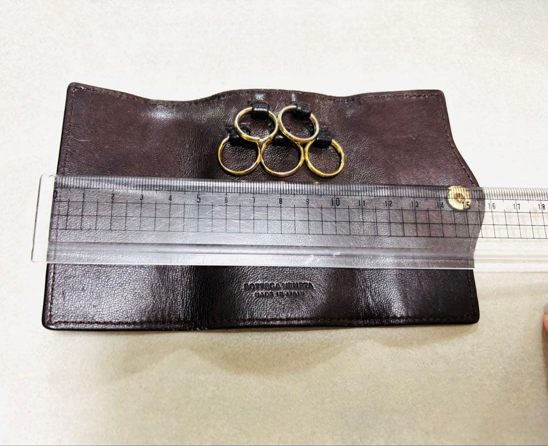 BOTTEGA VENETA ブラウンキーケース　美品