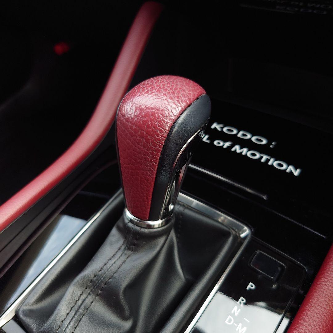 【1点もの】【早い者勝ち】マツダ3 バーガンディ内装 シフトノブ