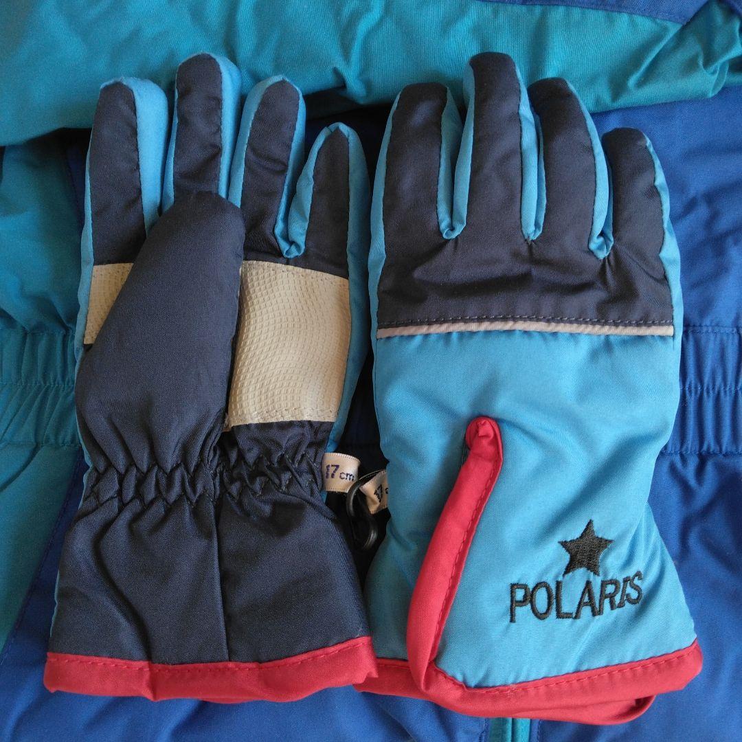 mont-bell モンベル スキーウェア 120 ゴーグル・手袋付き3点セット