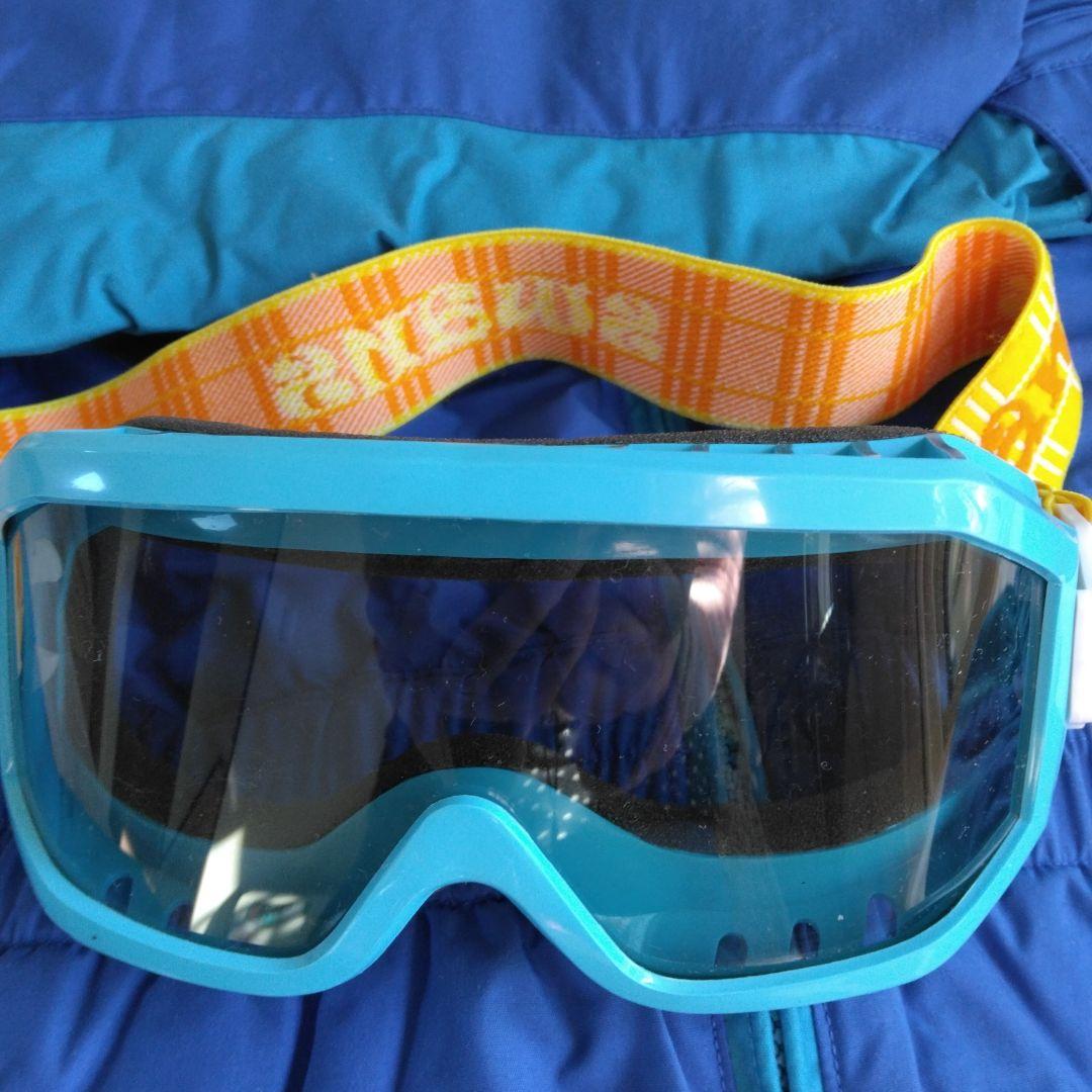 mont-bell モンベル スキーウェア 120 ゴーグル・手袋付き3点セット