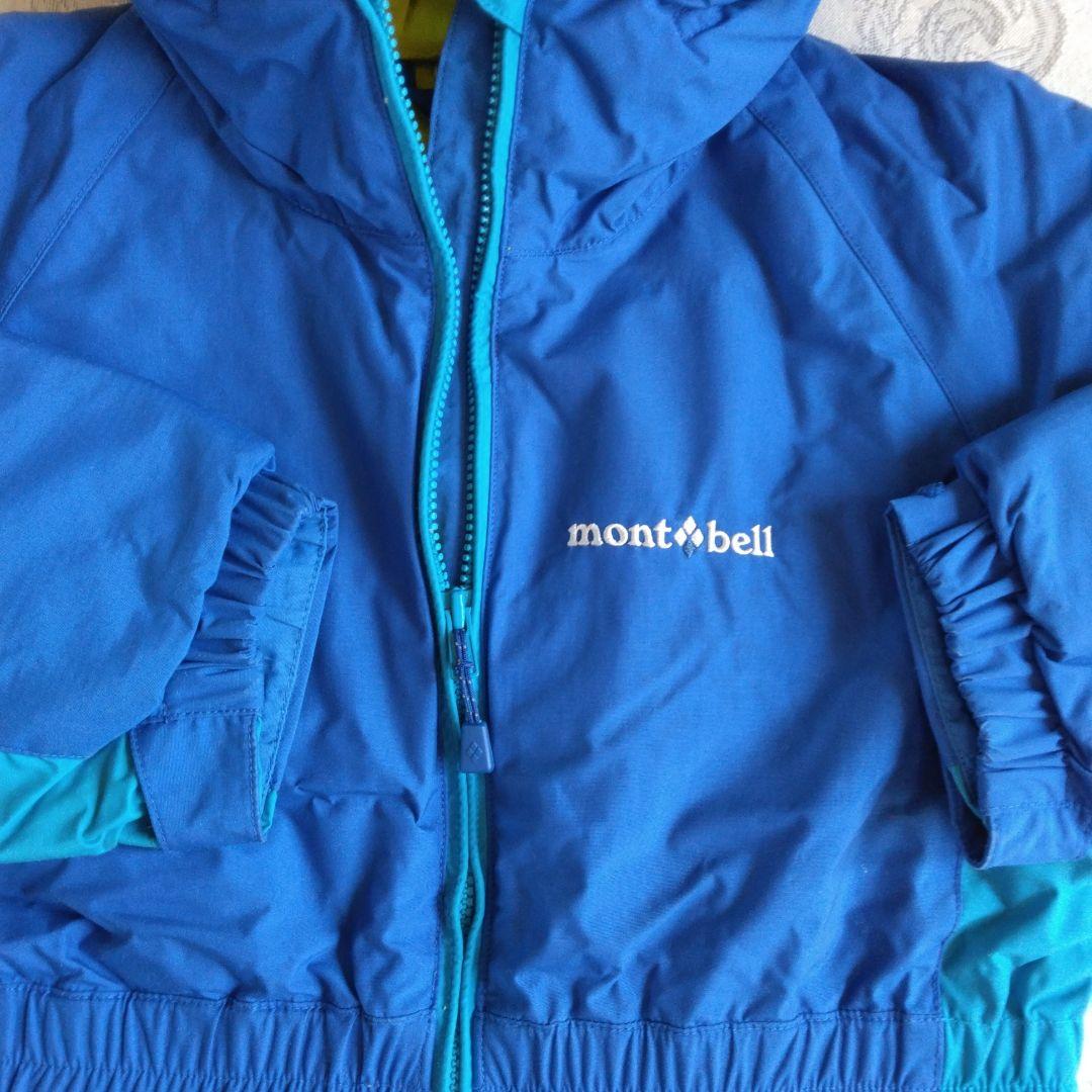 mont-bell モンベル スキーウェア 120 ゴーグル・手袋付き3点セット