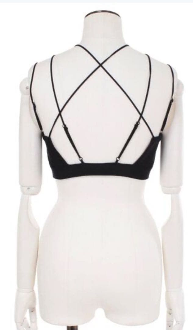 UN3D.水着レイヤードブラトップ