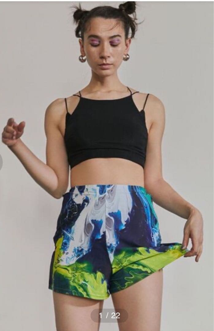 UN3D.水着レイヤードブラトップ