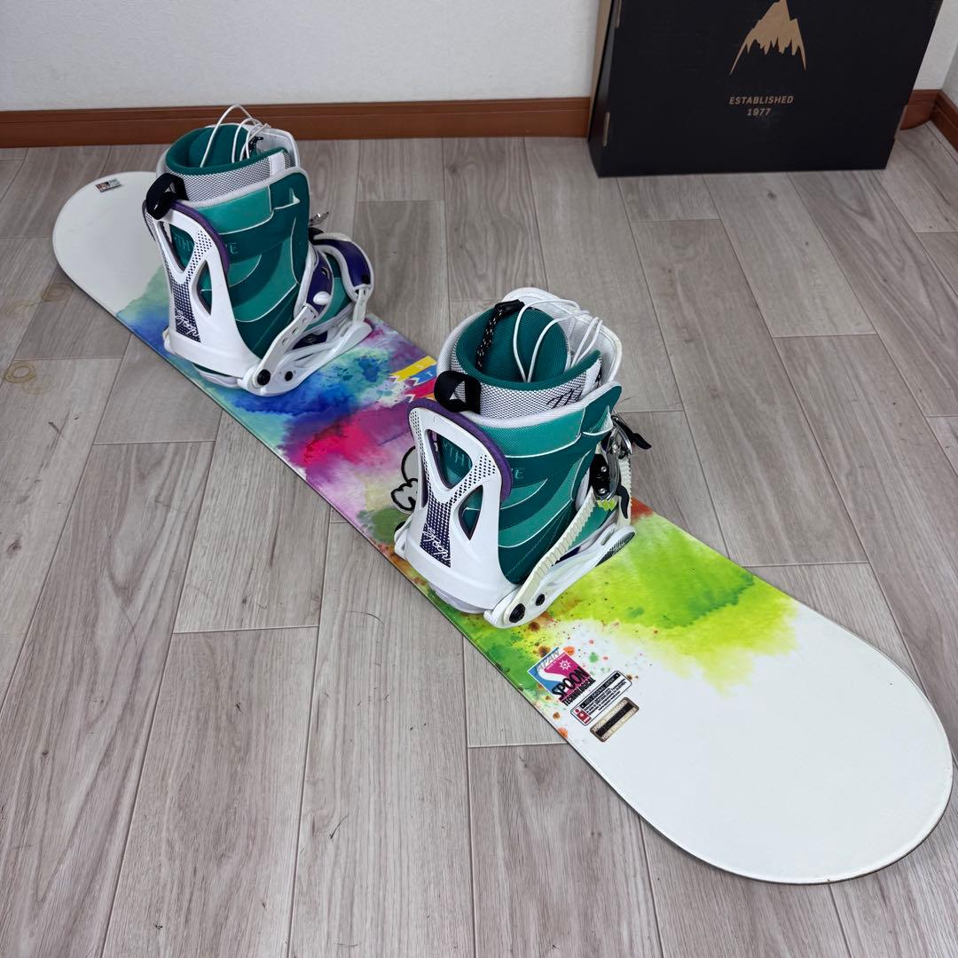 専用SPOON スノーボードセット 130cm ブーツ23cm