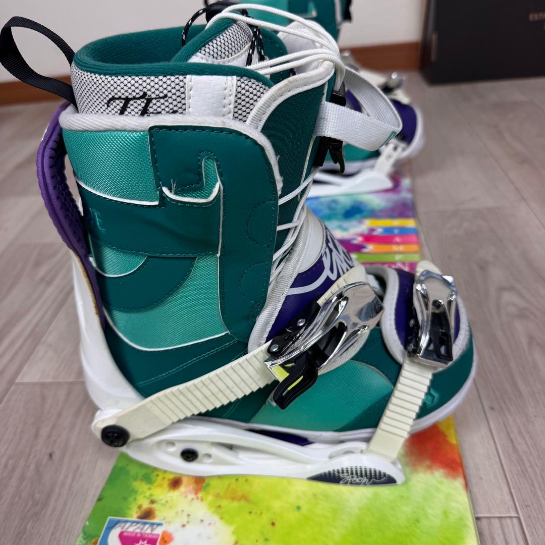 専用SPOON スノーボードセット 130cm ブーツ23cm