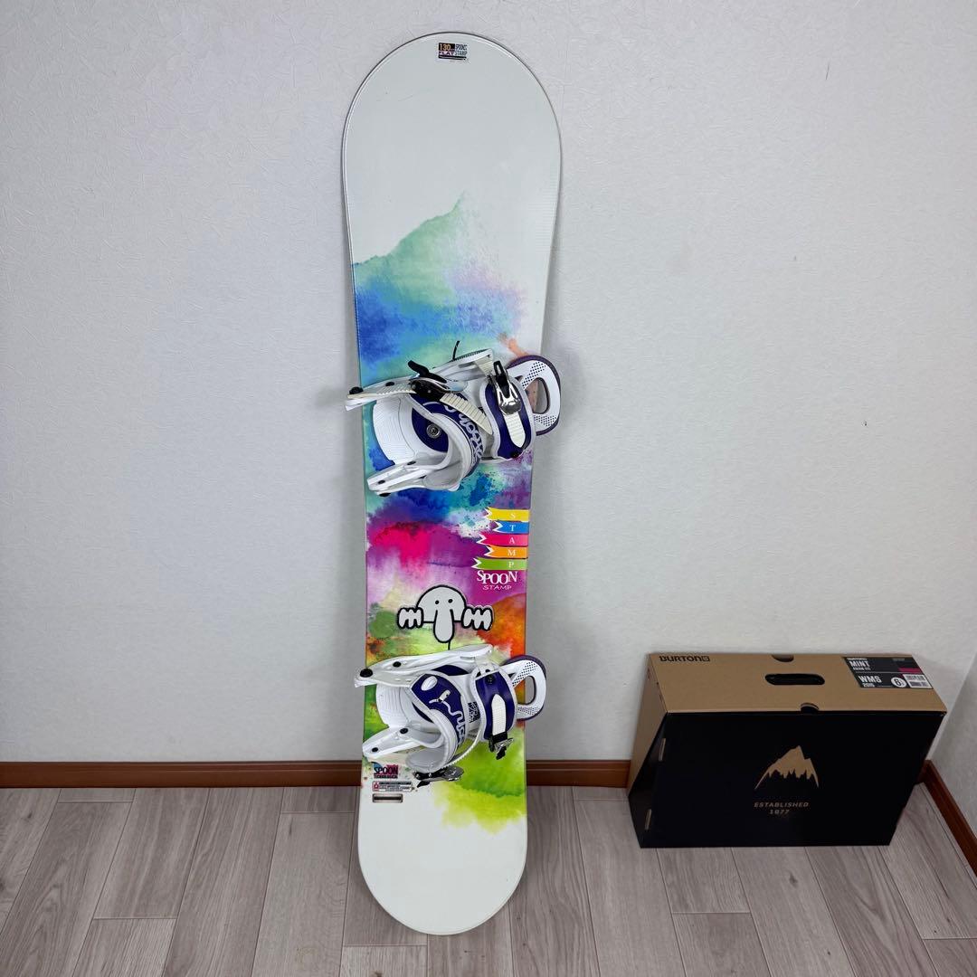 専用SPOON スノーボードセット 130cm ブーツ23cm