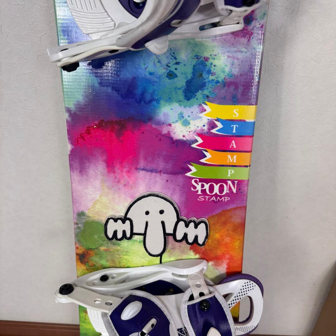 専用SPOON スノーボードセット 130cm ブーツ23cm