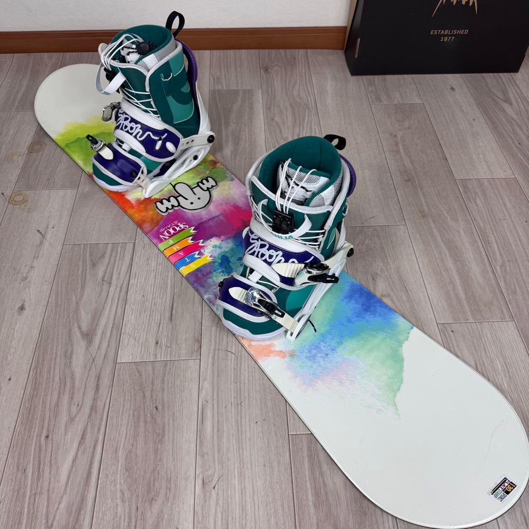 専用SPOON スノーボードセット 130cm ブーツ23cm