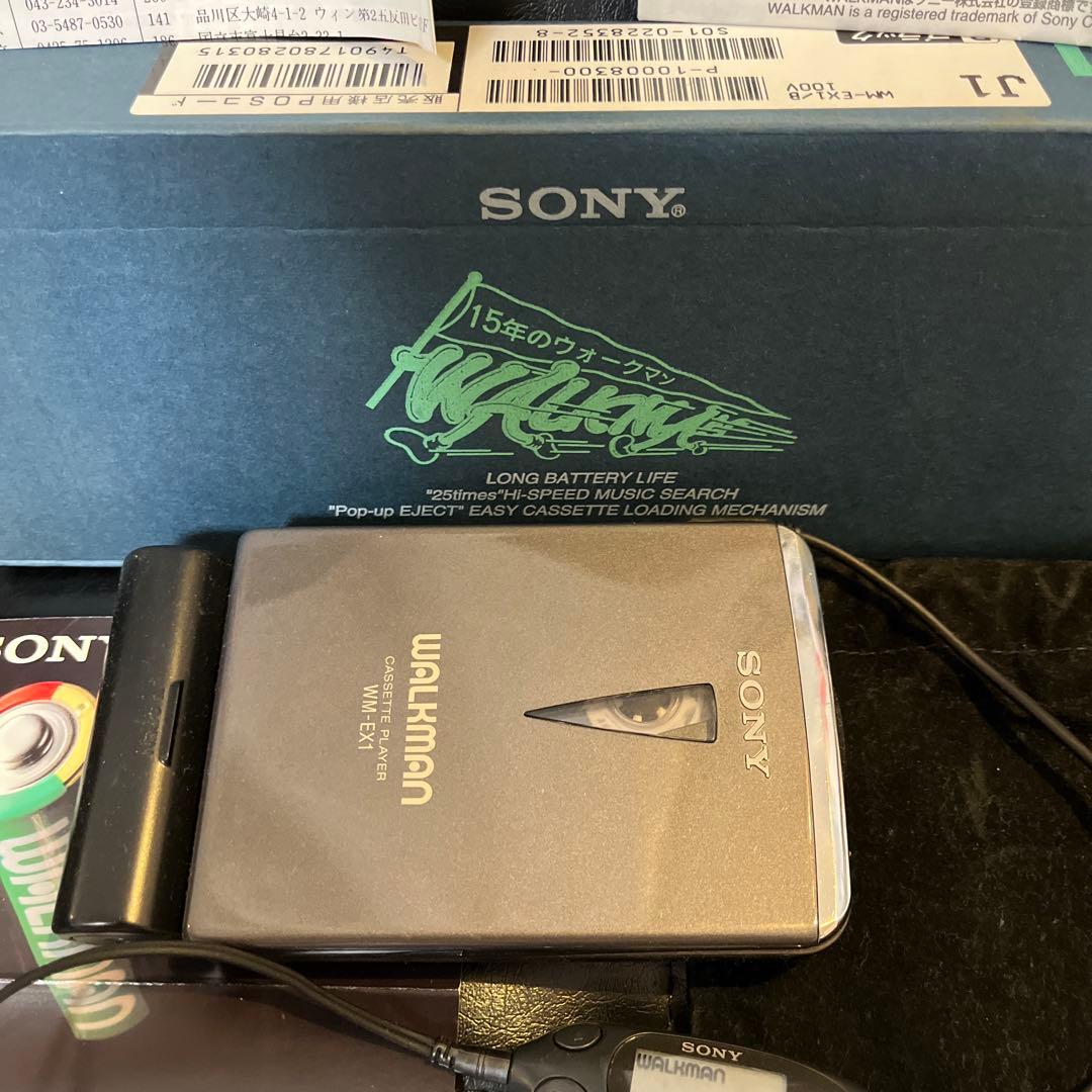 SONY WM-EX1 ブラック ソニー カセットウォークマン WALKMAN