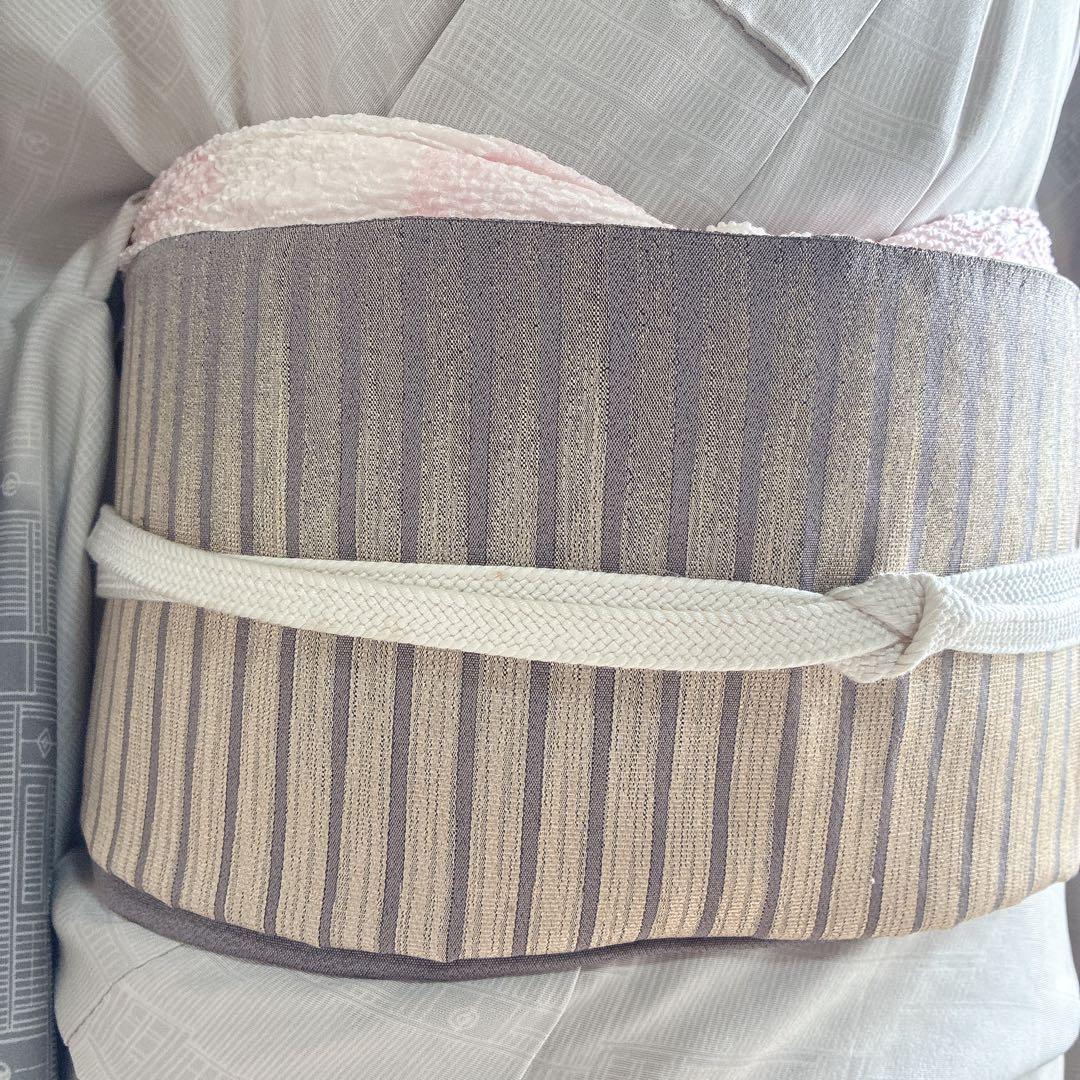 付け下げ　フルセット　着物　正絹　トールサイズ　訪問着　刺繍　粋シンプル　J8