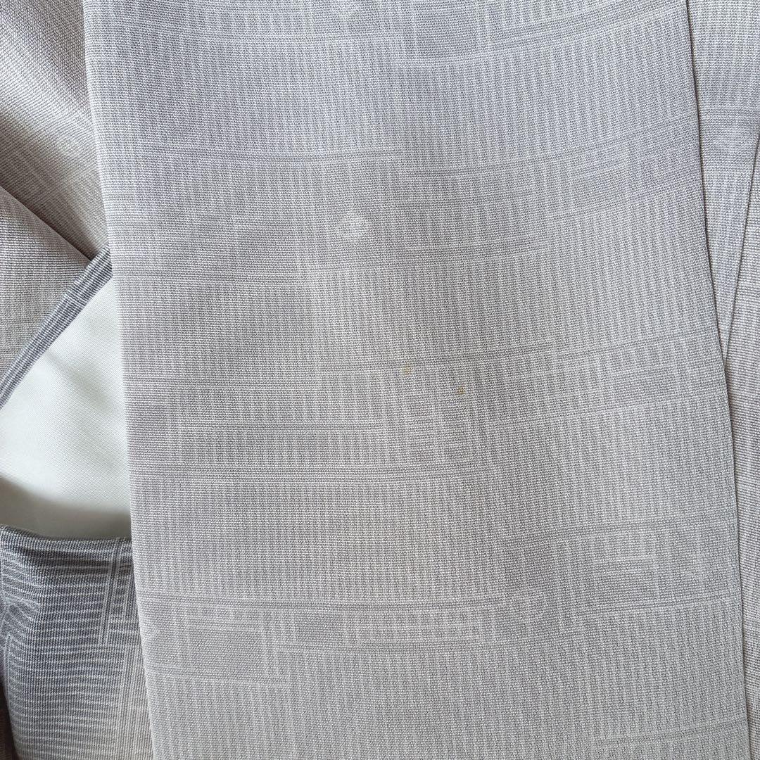 付け下げ　フルセット　着物　正絹　トールサイズ　訪問着　刺繍　粋シンプル　J8