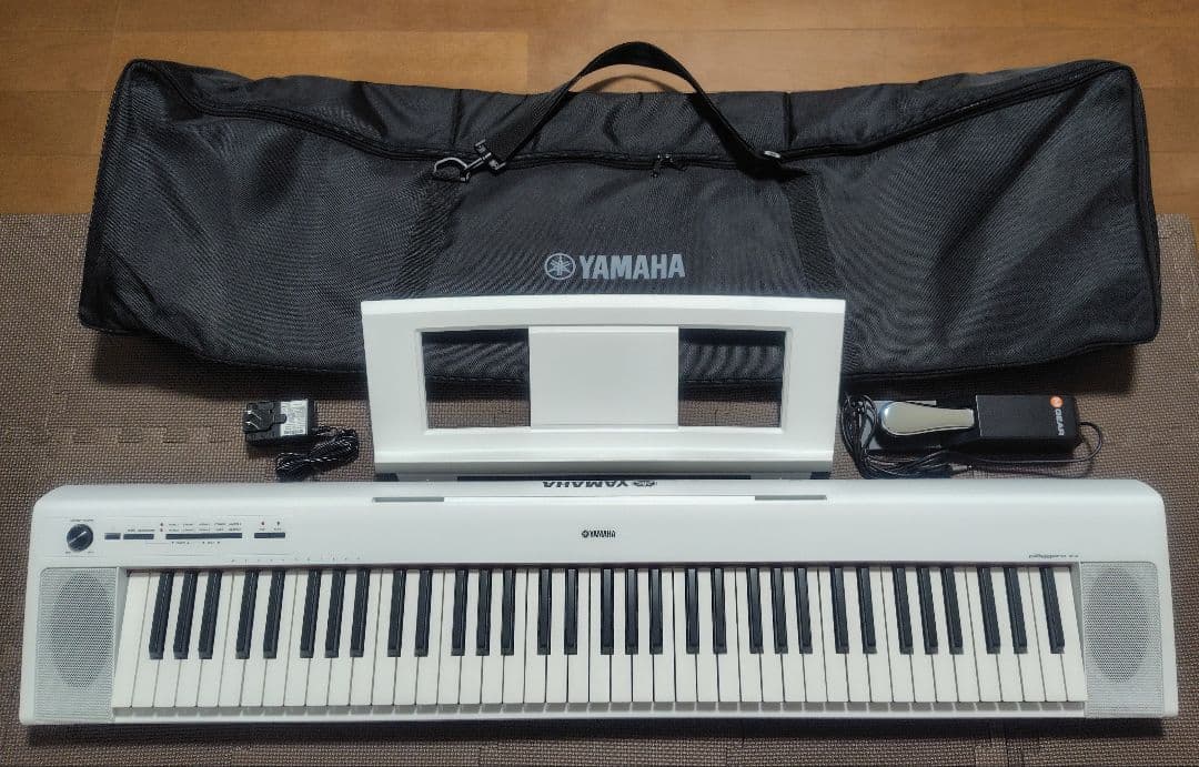 [ケース付] YAMAHA piaggero NP-32WH ペダル付
