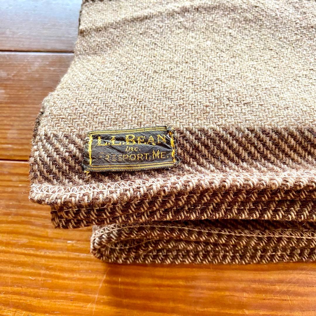 アウトドア寝具 L.L.BEAN \"1930's WOOL BLANKET\"