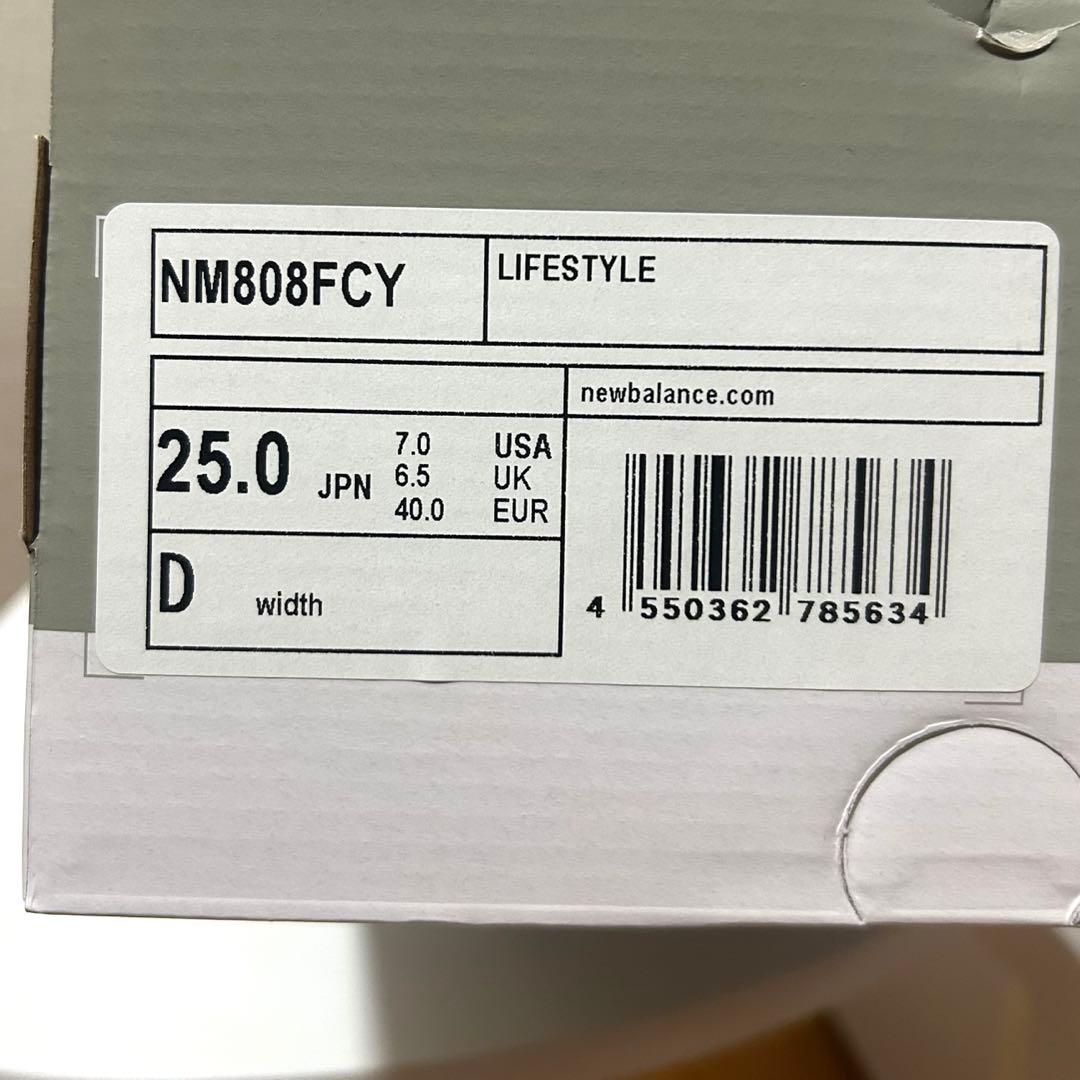 【新品・未使用】New Balance 808 Tiago Lemos 25cm