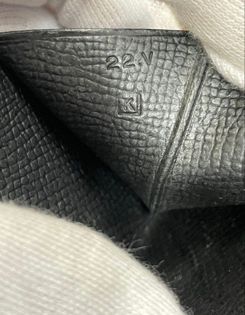 HERMES エルメス べアン スフレ 長財布 二つ折り 黒 オールレザー