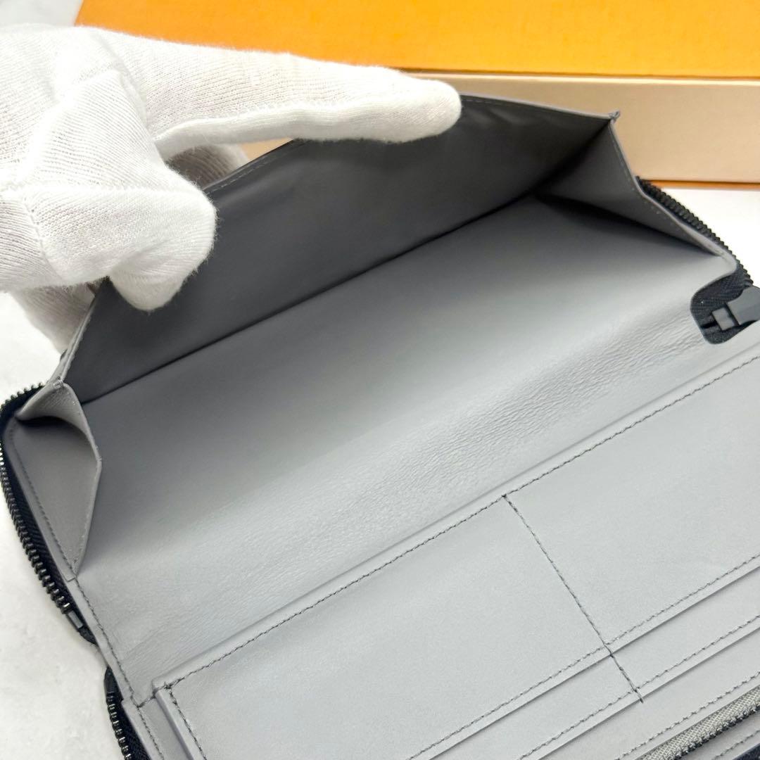 【極美品】ルイヴィトン ジッピーウォレット ヴェルディカル モノグラム シャドウ