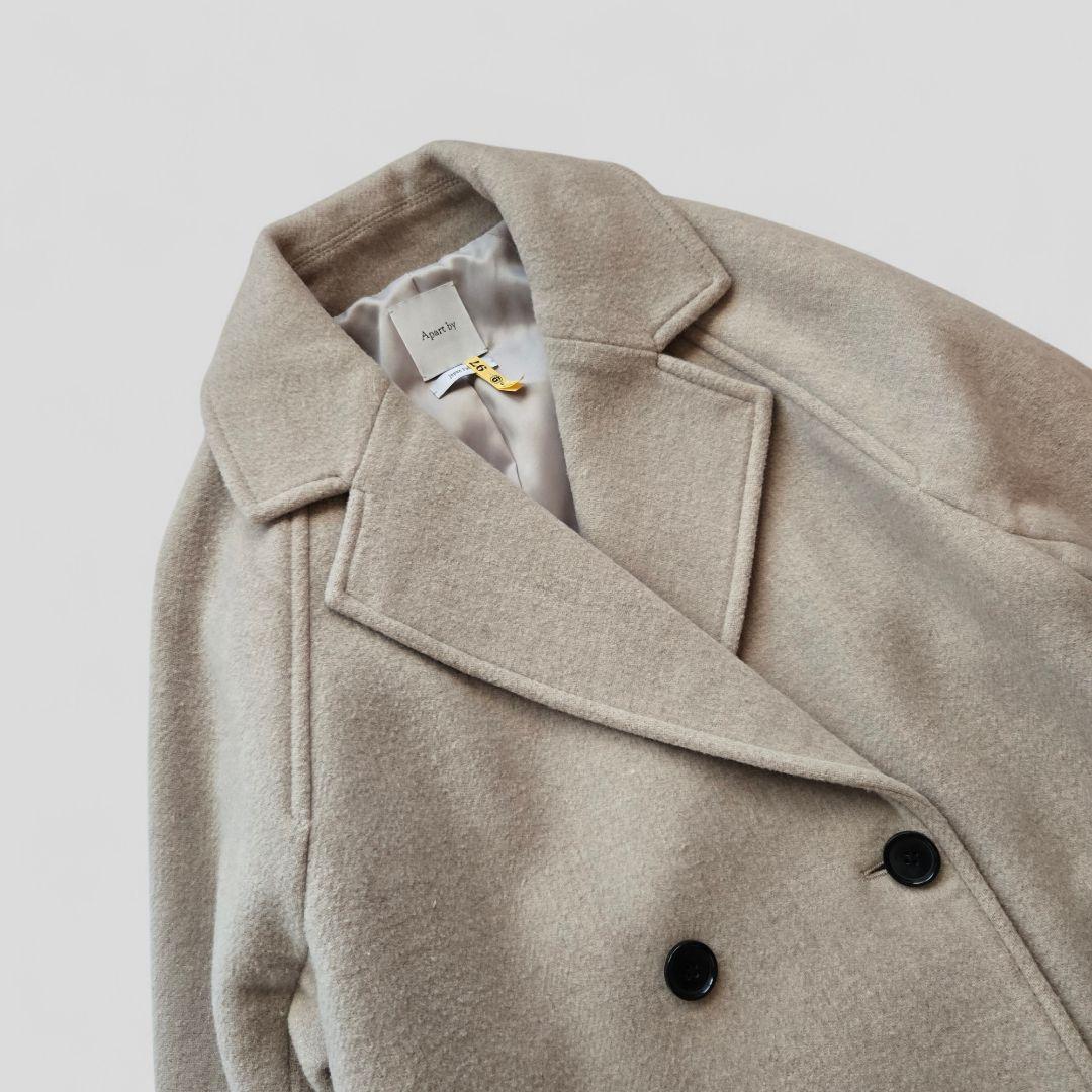 A part by アパートバイ スーパー100メルトンジャケットコート