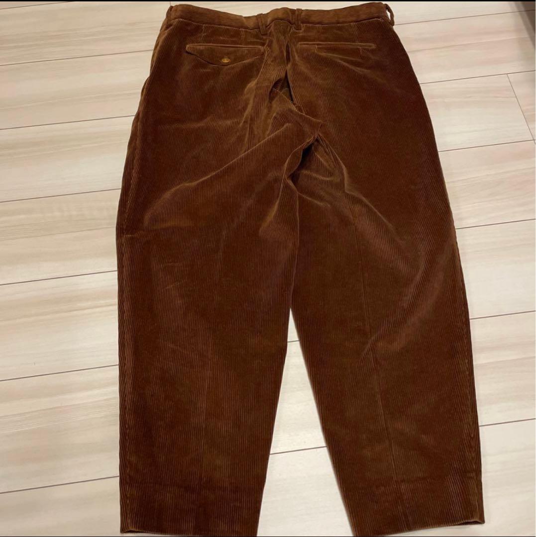 kolor 21aw 直営店限定　コーデュロイパンツ ブラウン