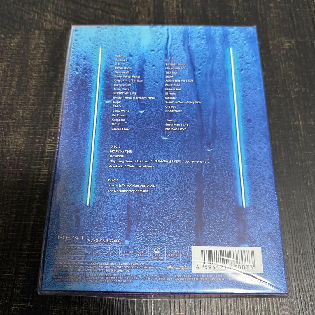  Man LIVE TOUR 2021 Mania 初回盤　新品