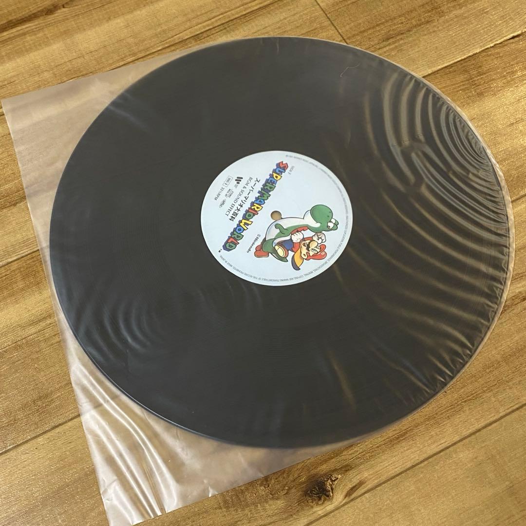 スーパーマリオワールド サントラ レコード アナログ マリオ 美品