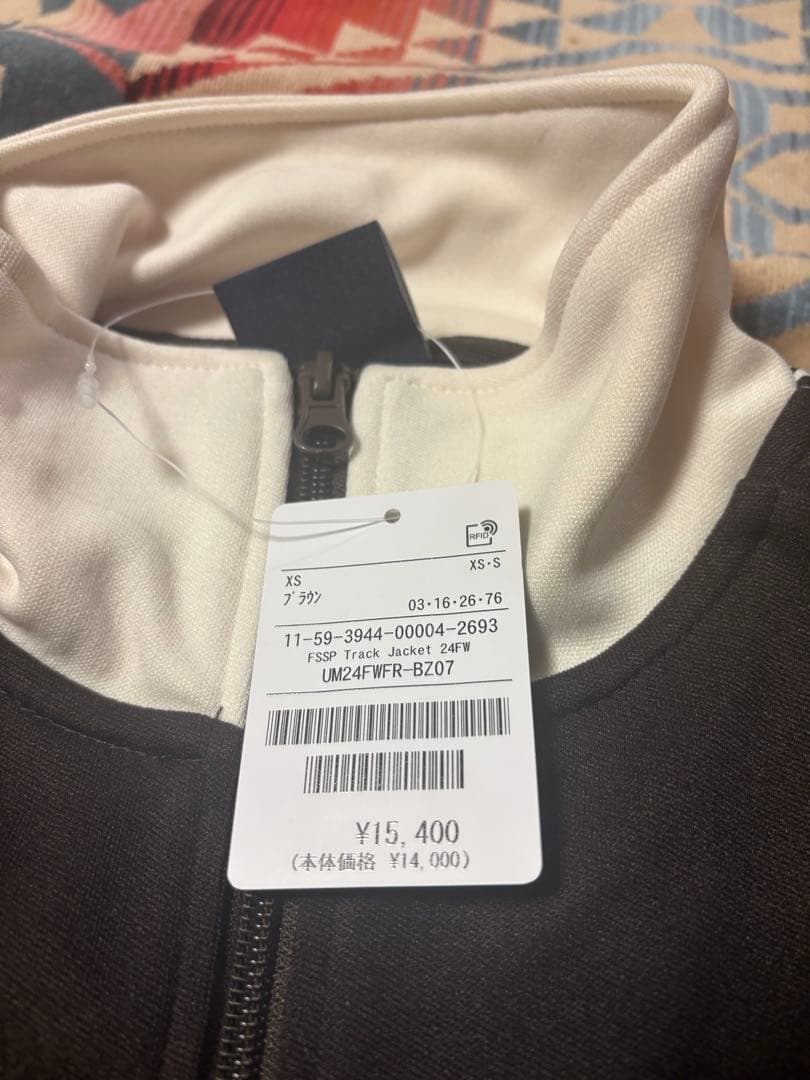 未使用　アンブロ×フリークスストア別注トラックジャケット　ブラウン　XS