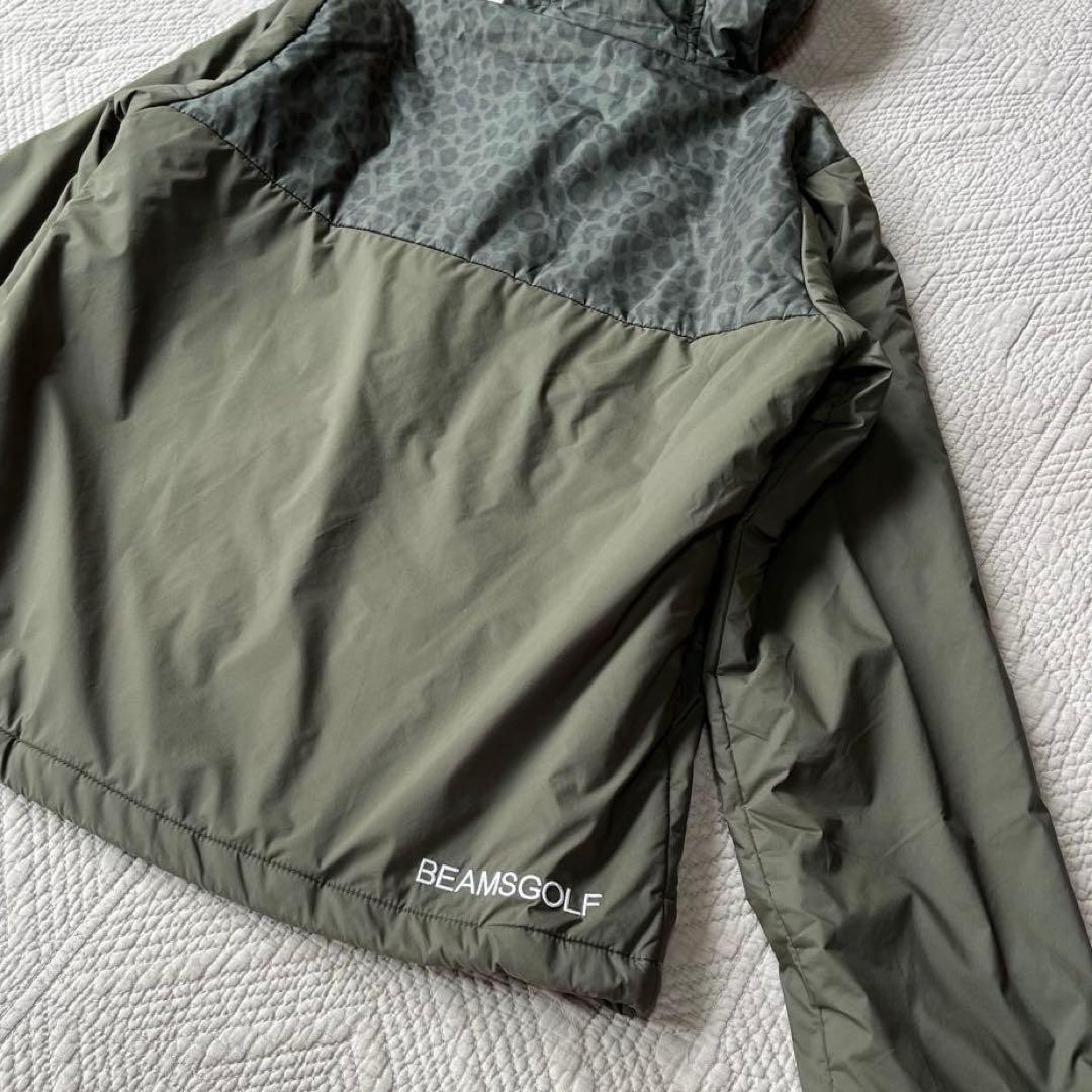 BEAMS GOLF レオパード 中綿ブルゾン