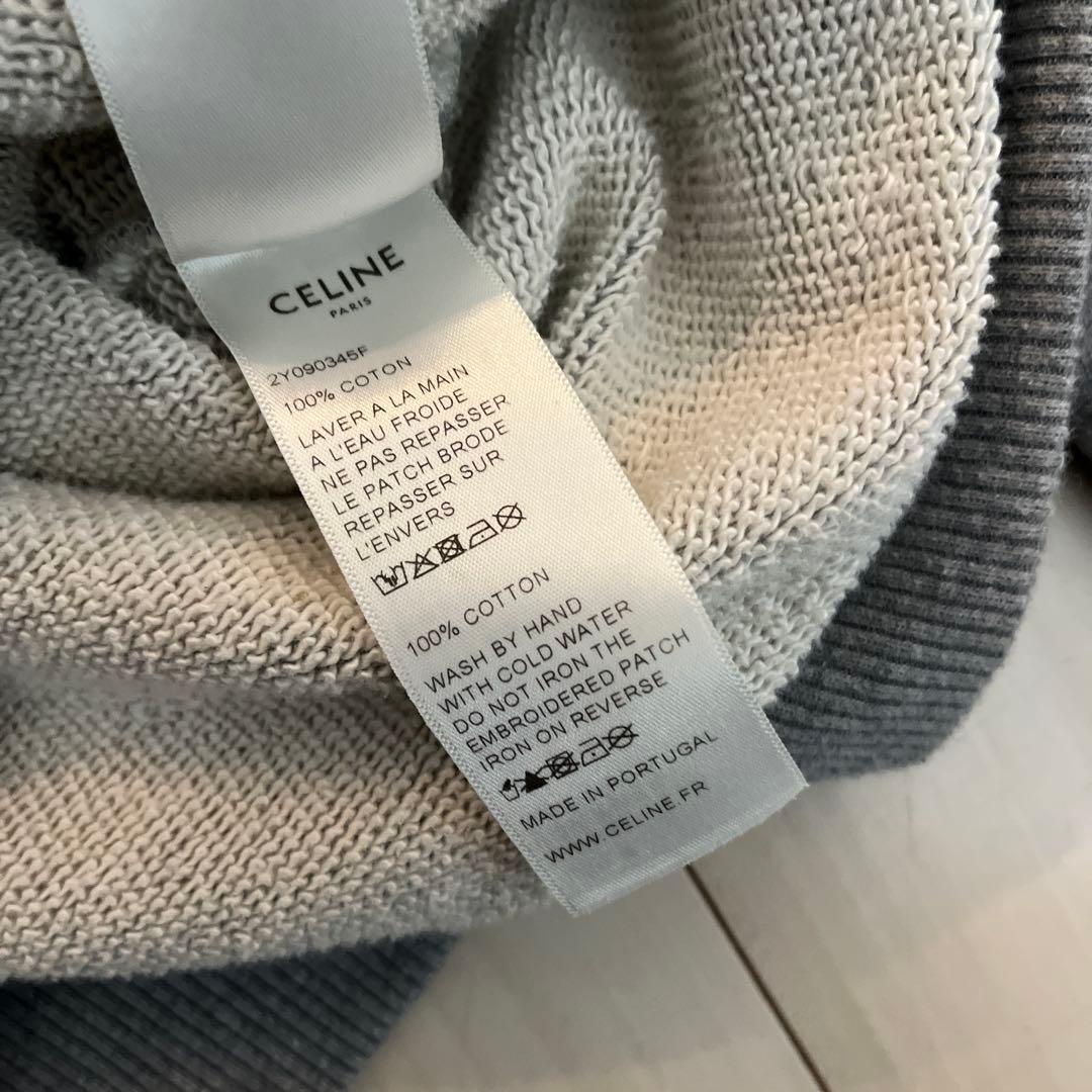 『極美品・現行タグ』CELINE セリーヌ クルーネック スウェット トレーナー