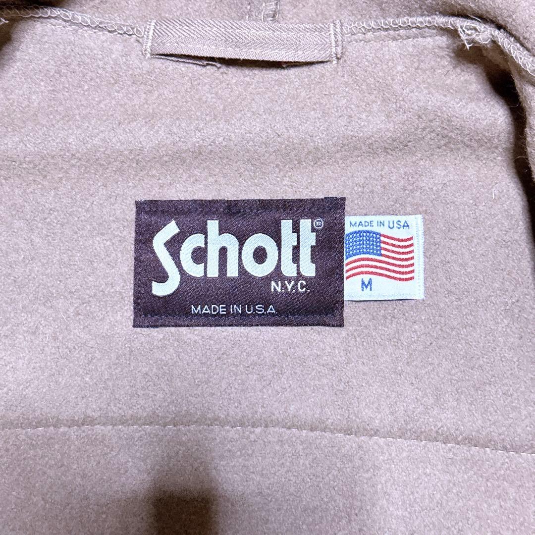 【未使用】ショット ダッフルコート ロング USA フーテッドコート メンズ M
