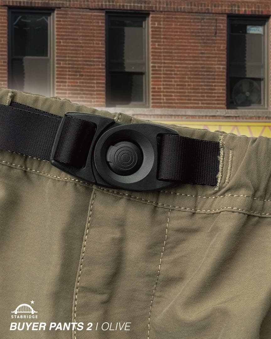 STABRIDGE Buyer Pants 2 Olive Lサイズ　試着のみ