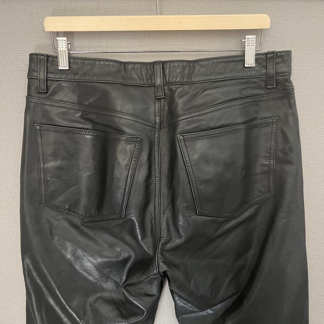 old gap bootfit レザーパンツ ブラック 34 × 32