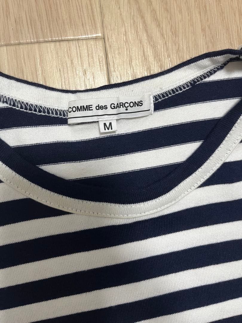 COMME des GARÇONS ボーダーロンT　 M AD2018