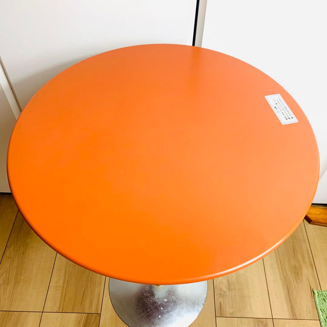 サイドテーブル オレンジ アーティスティック ヴィンテージ レトロ