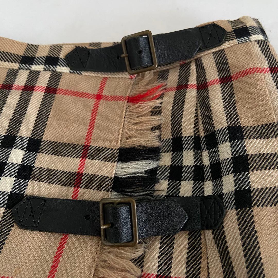 スカート Burberry London Blue label wrap skirt 36