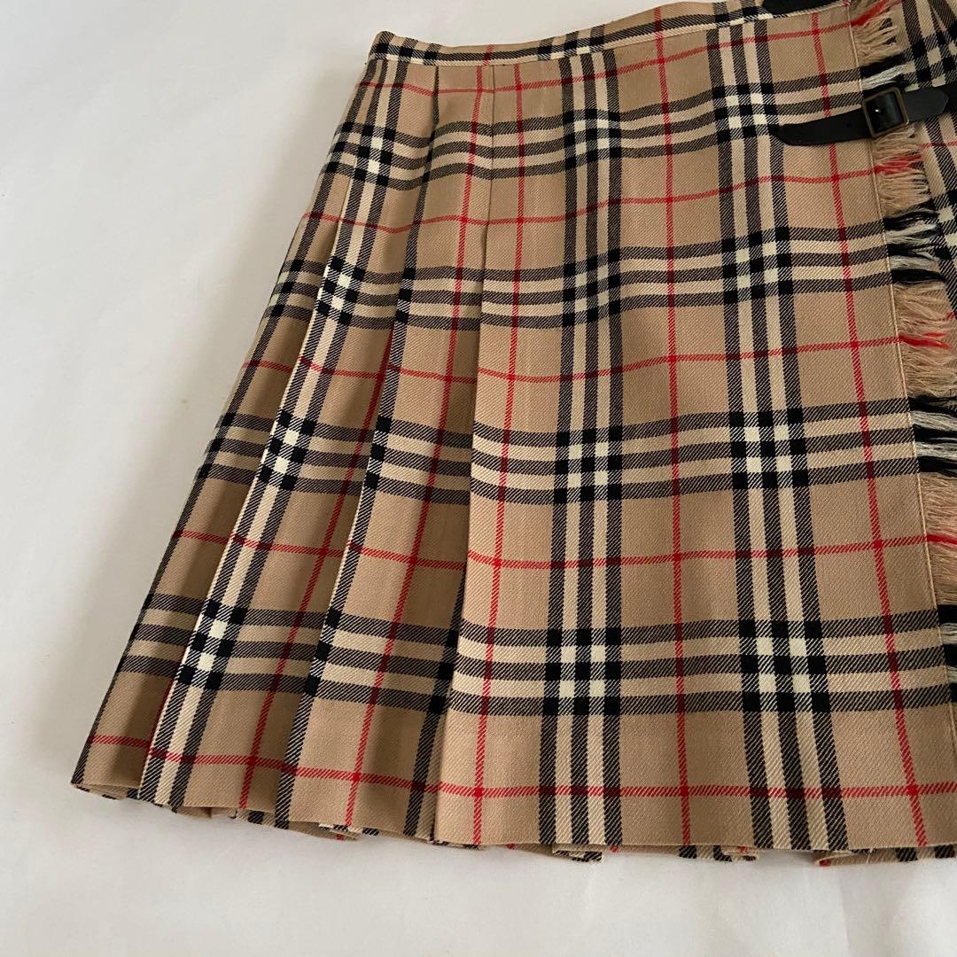 スカート Burberry London Blue label wrap skirt 36