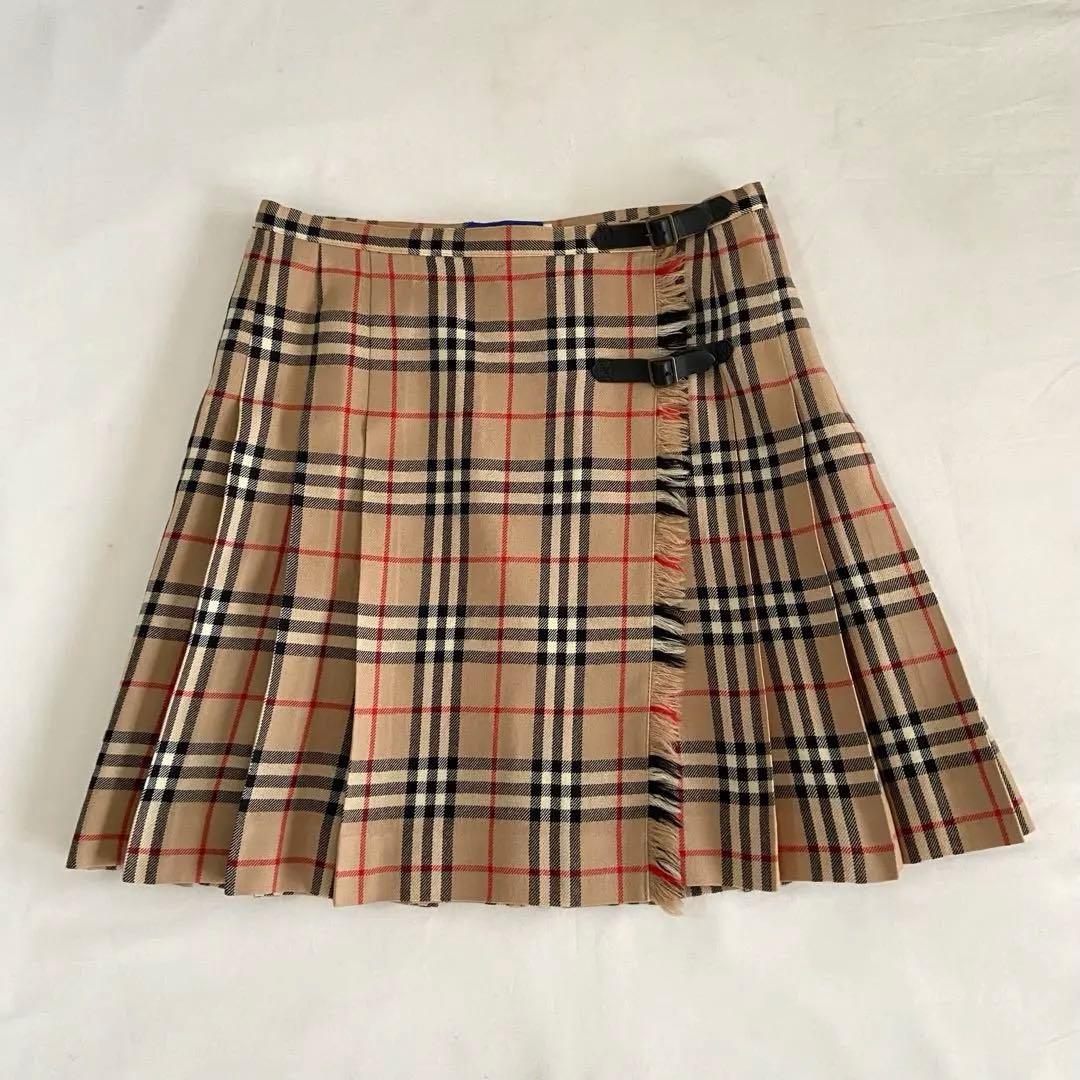 スカート Burberry London Blue label wrap skirt 36
