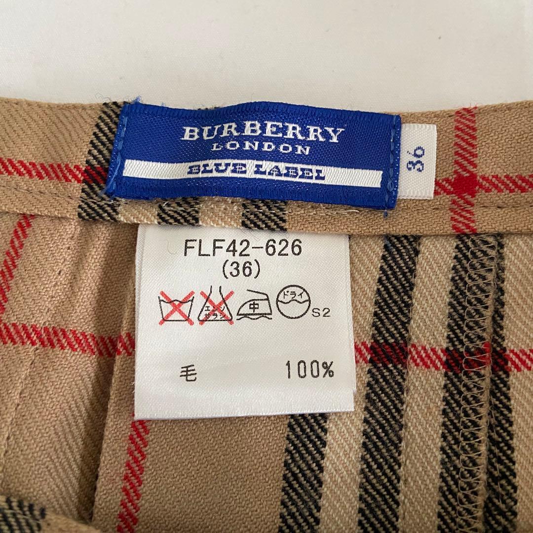 スカート Burberry London Blue label wrap skirt 36