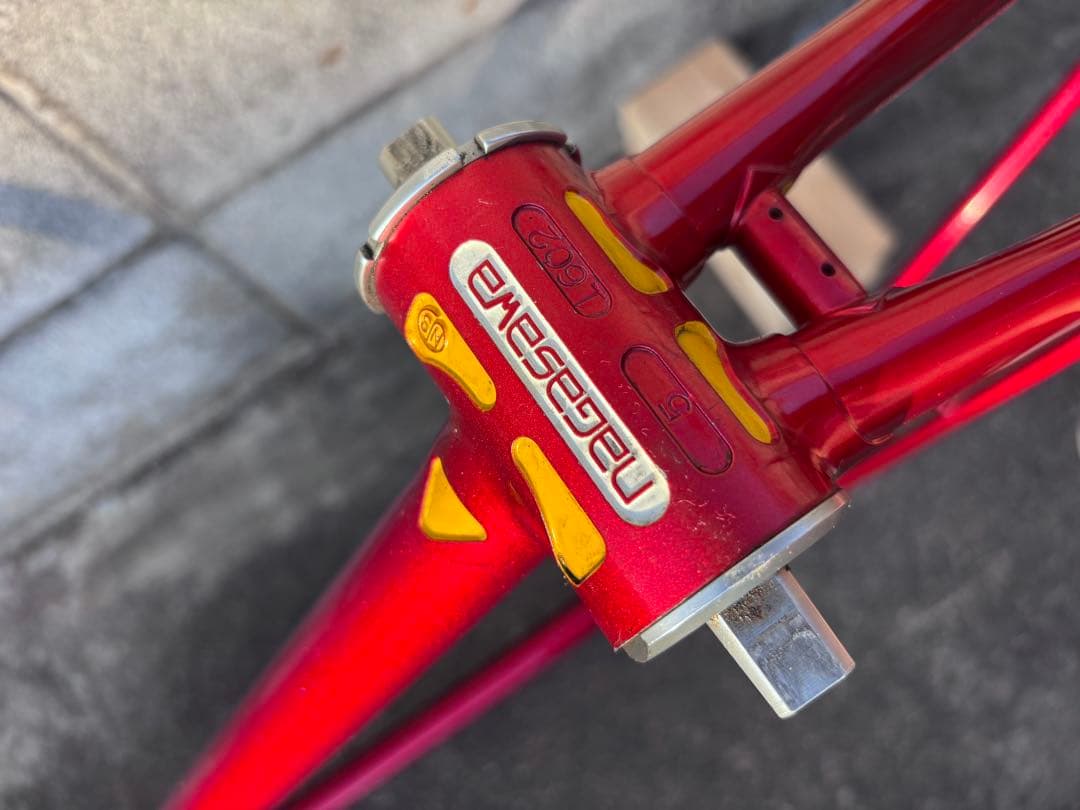 NAGASAWA ピストバイク フレーム NJS 中野レッド C-C530