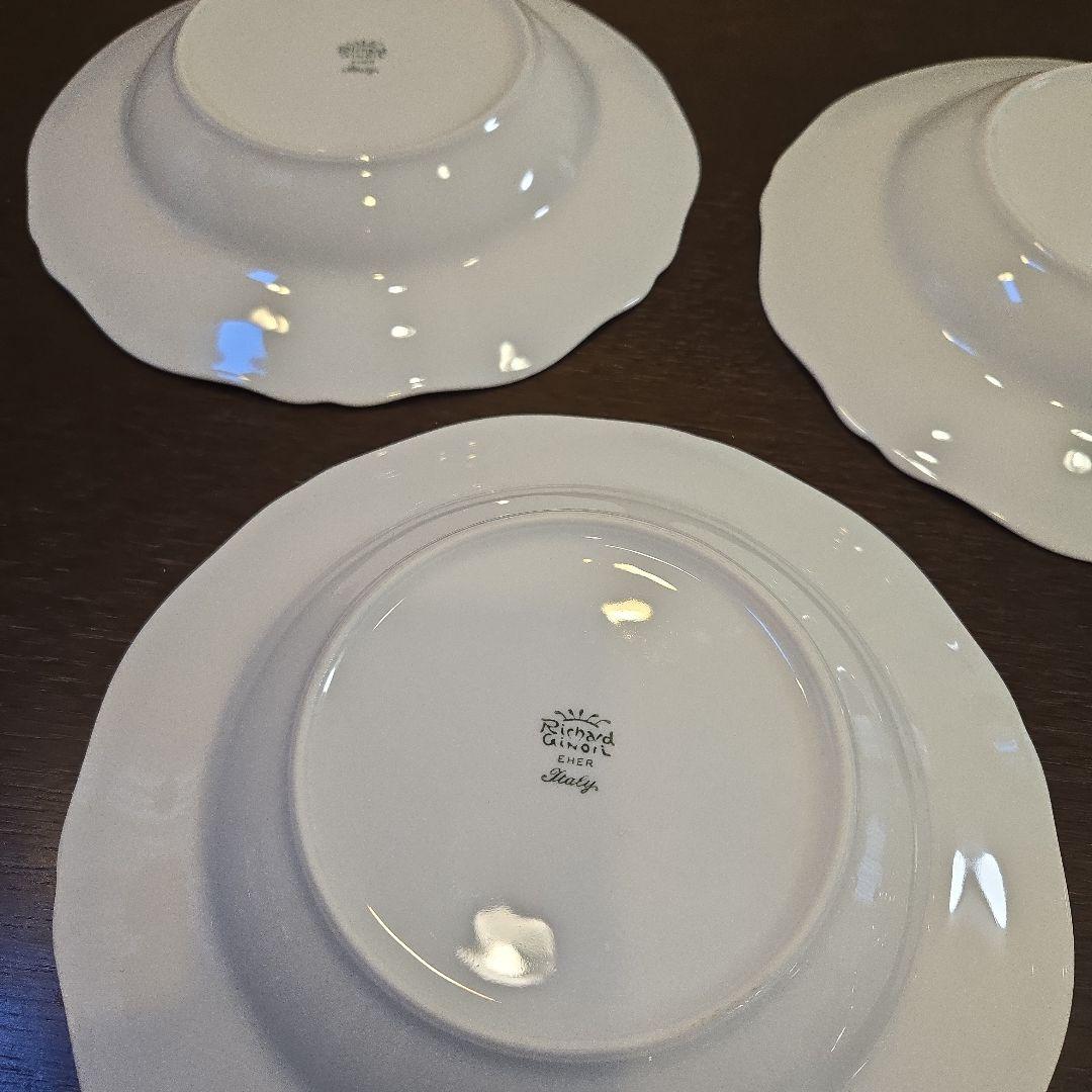 リチャードジノリ アンティコホワイト スープ パスタ 皿 5枚セット