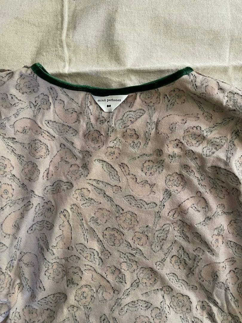 ミナペルホネン カットソー　swimming flower 40
