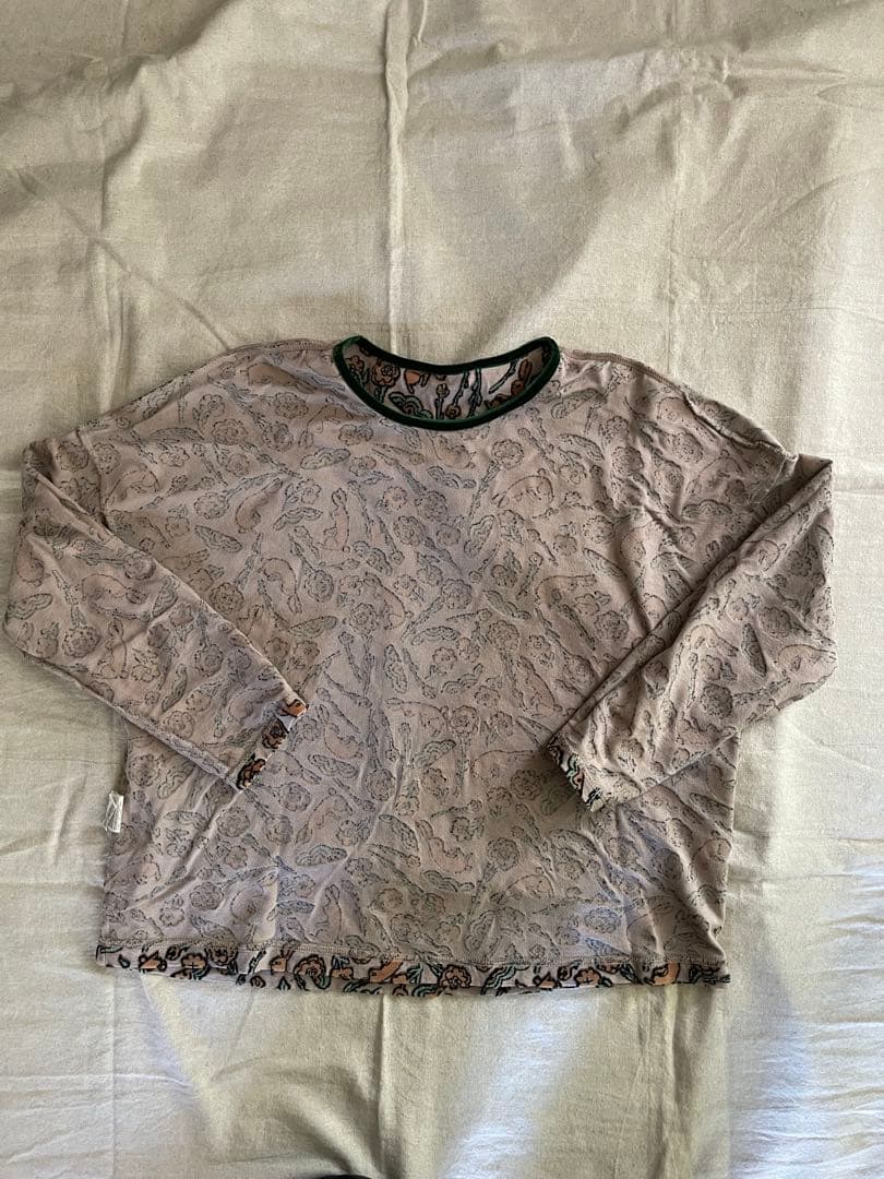 ミナペルホネン カットソー　swimming flower 40