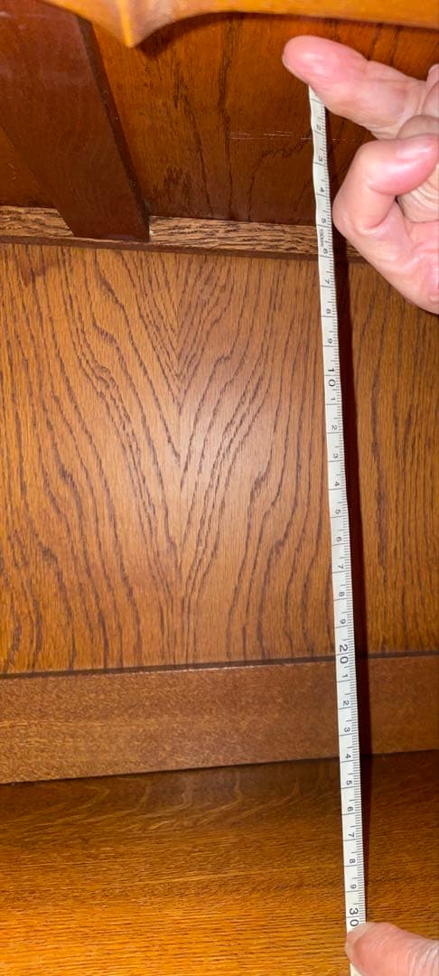 最終価格　《ナラ無垢材　食器棚　カップボード》 ヴィンテージ　最終発送9月17日