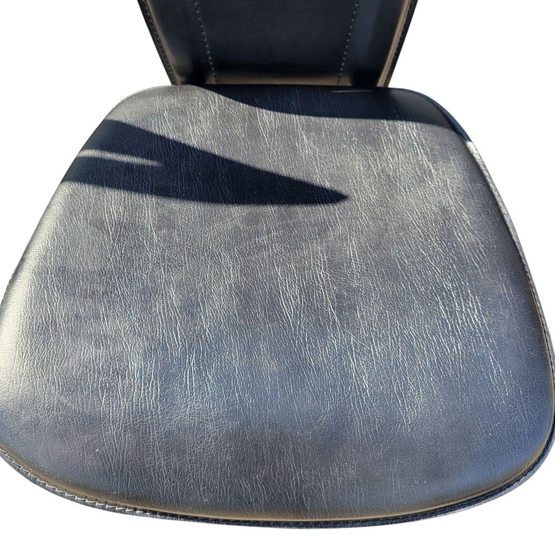 【希少】大塚家具 本革 ハイバックチェア ダイニングチェア 2脚