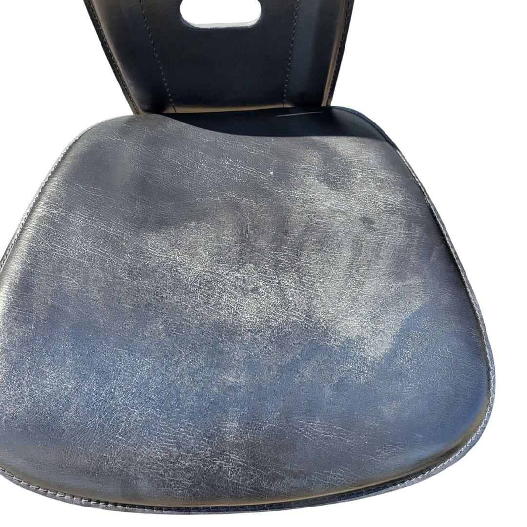 【希少】大塚家具 本革 ハイバックチェア ダイニングチェア 2脚