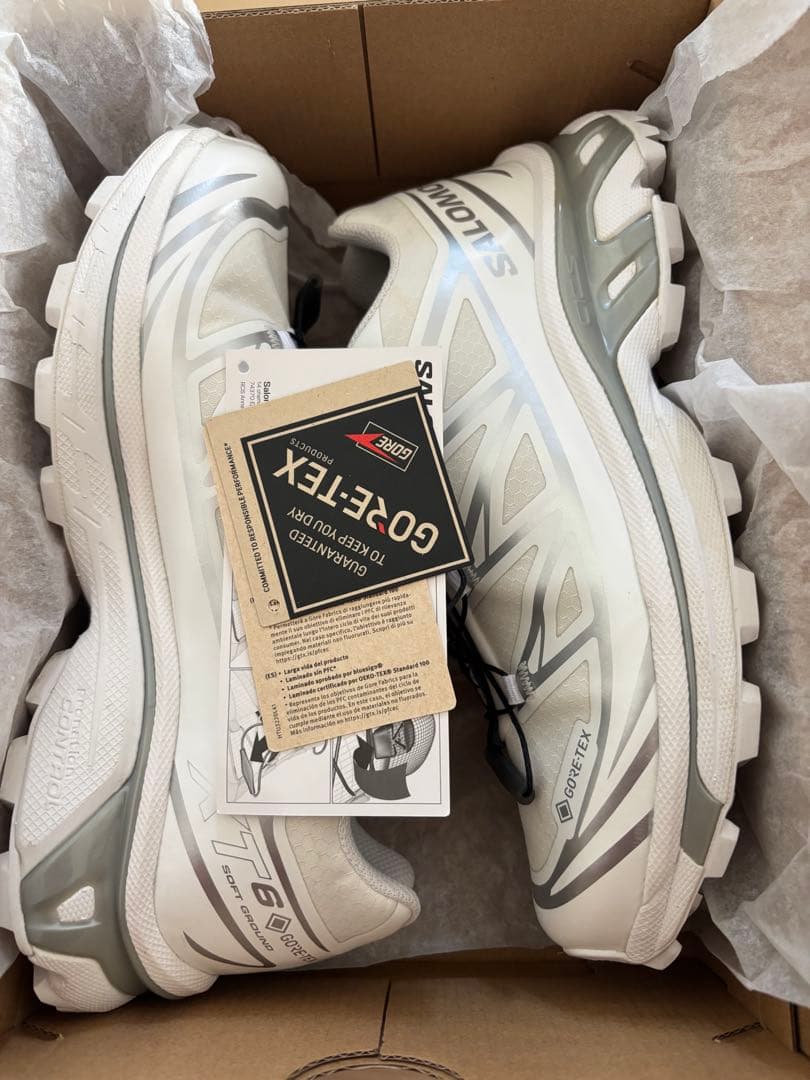 SALOMON　XT-6 GTX 24 ホワイト　ゴアテックス