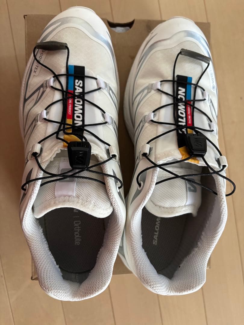 SALOMON　XT-6 GTX 24 ホワイト　ゴアテックス