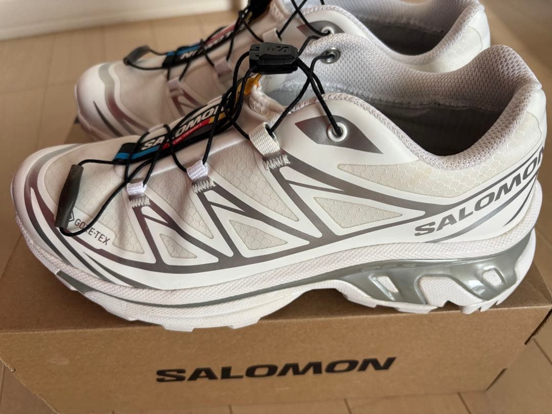 SALOMON　XT-6 GTX 24 ホワイト　ゴアテックス