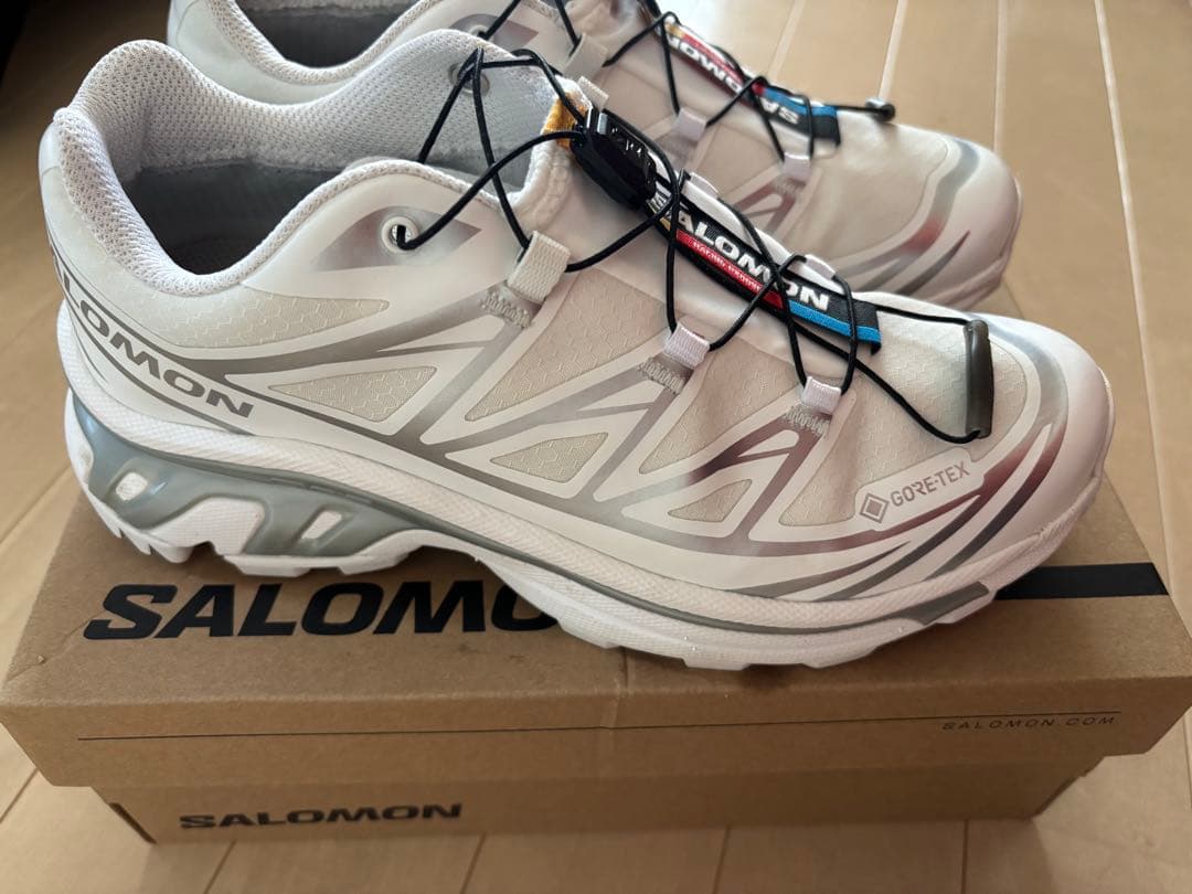 SALOMON　XT-6 GTX 24 ホワイト　ゴアテックス