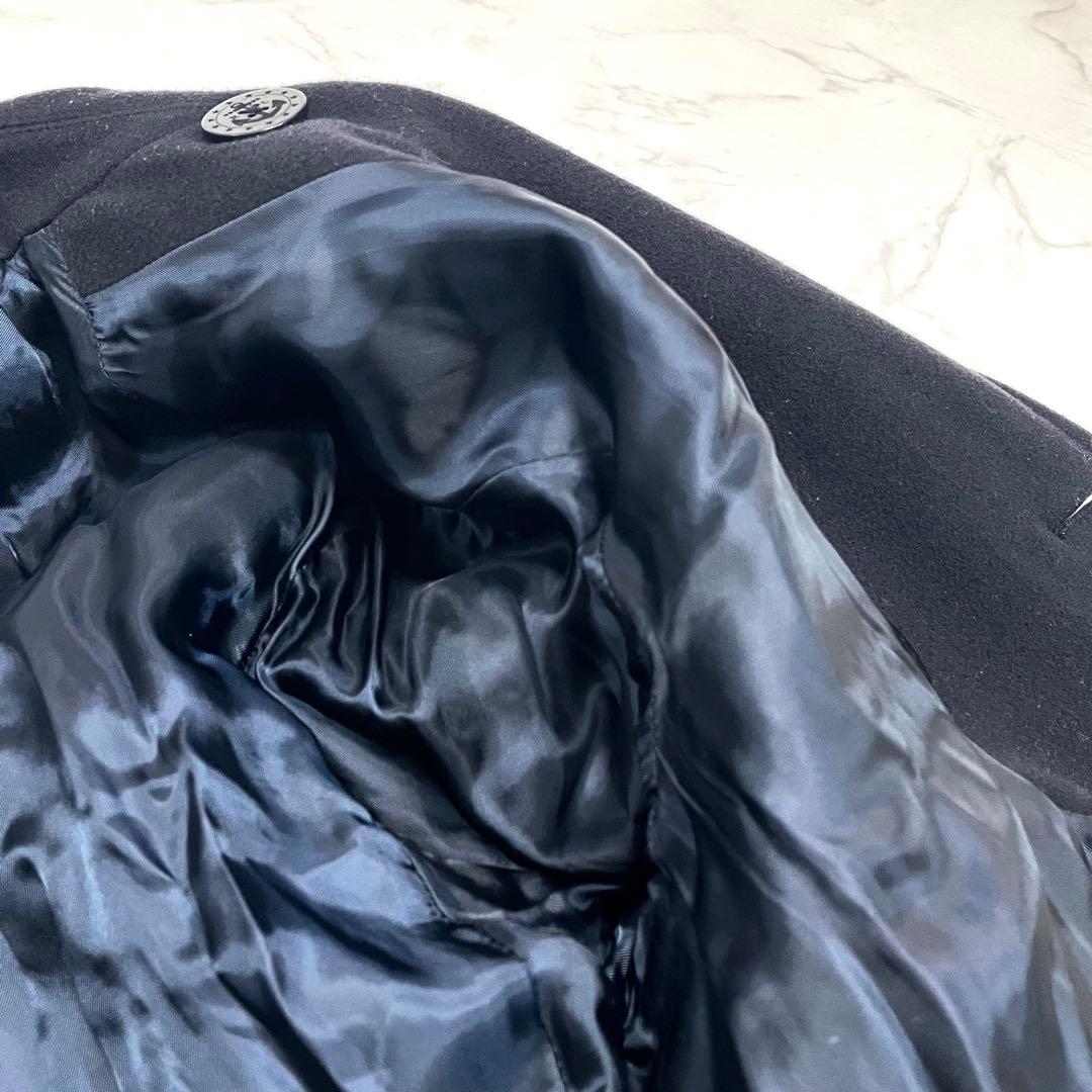 極美品✨ ポロラルフローレン 肉厚 メルトン生地 2WAY ピーコート ネイビー