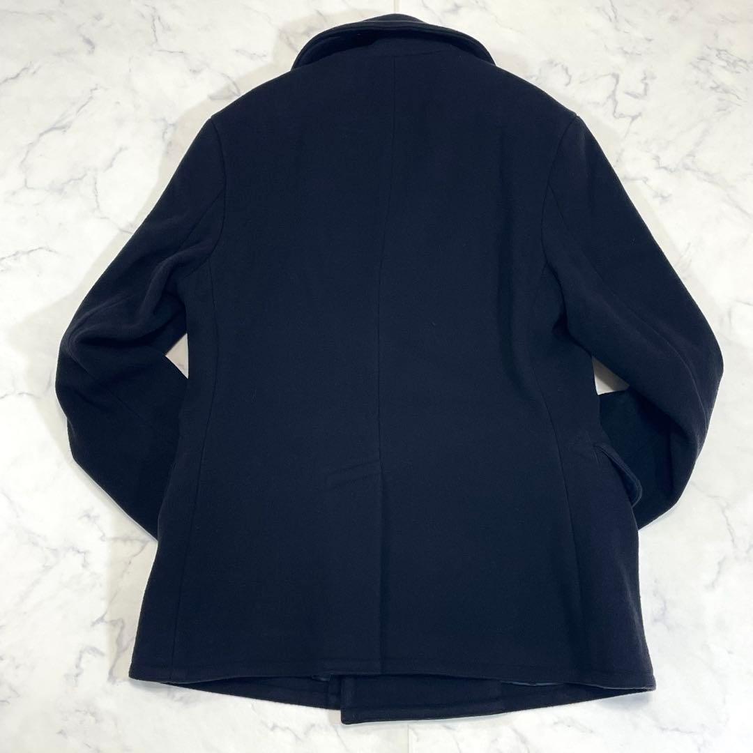極美品✨ ポロラルフローレン 肉厚 メルトン生地 2WAY ピーコート ネイビー